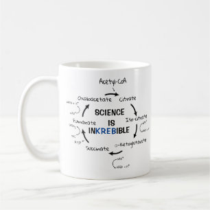 Science Biology Kreb's Cycle Funny Teacher Kaffemugg