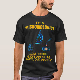 Science Biology Microbiology Lab Teacher Bacteria  T Shirt