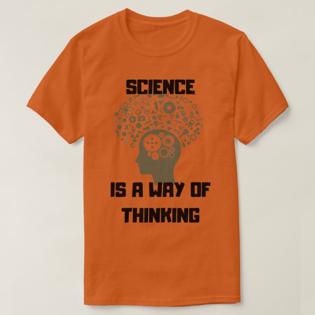 Science Brain s T Shirt (Design framsida)