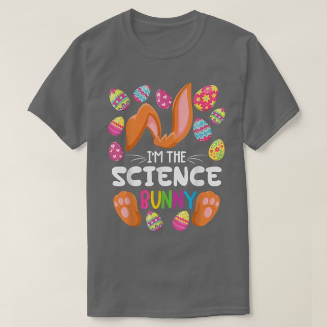 Science Bunny I Family Matching Påsk Party Outfi T Shirt (Design framsida)