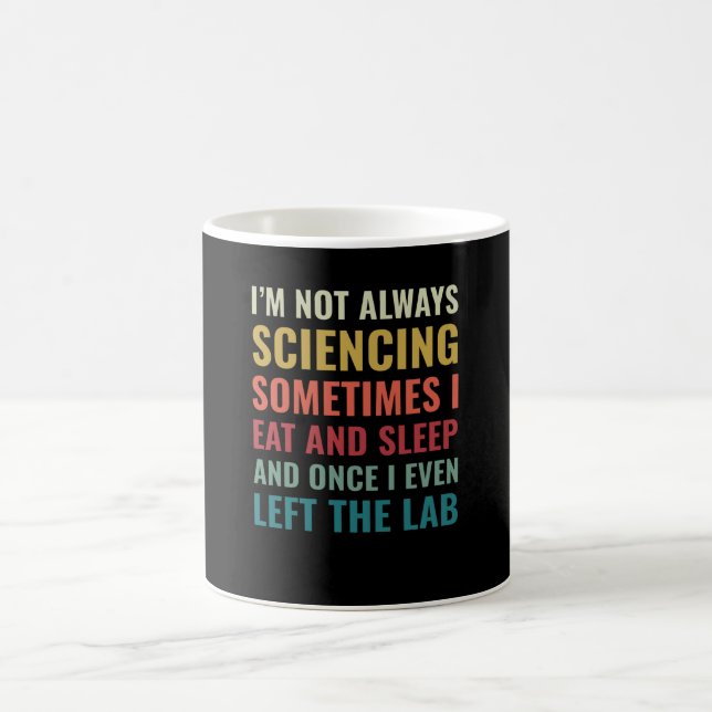 Science Chemist Funny Scientist Laboratory Kaffemugg (Center)