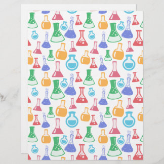 Science/Chemistry Mönster Cardstock