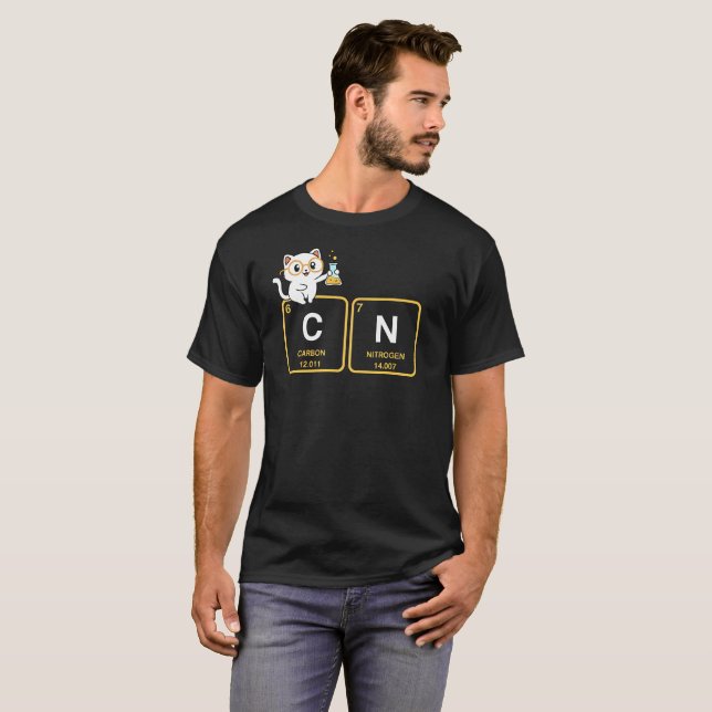 Science Chemistry Nerd Humor Periodic Table T-Shir T Shirt (Hel framsida)