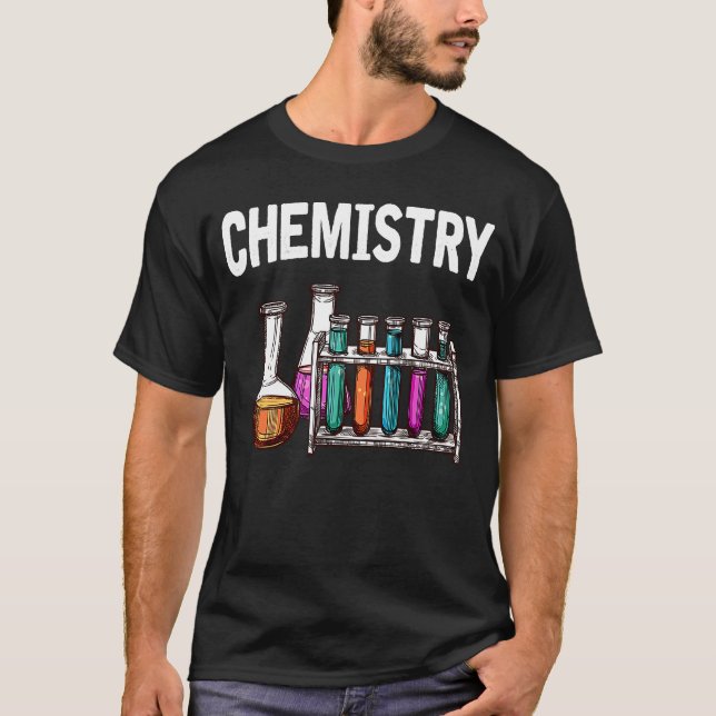 Science Chemistry Science Laboratory T Shirt (Framsida)