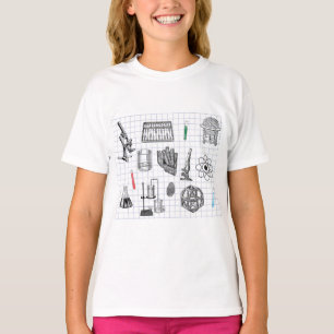Science Chemistry Scientist Mönster T Shirt
