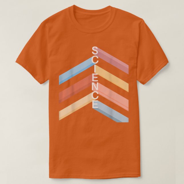 Science Colorful Rand 1836 T Shirt (Design framsida)