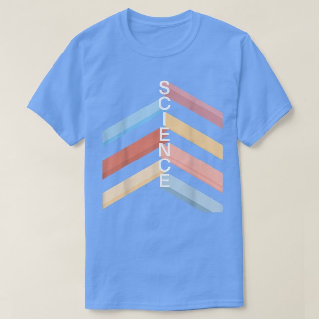 Science Colorful Rand T Shirt (Design framsida)