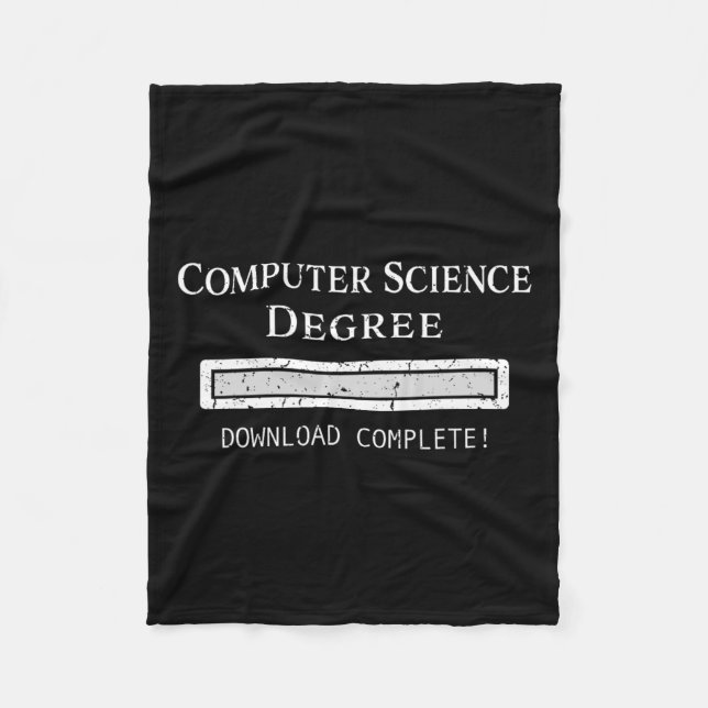 Science Degree Studenten Fleecefilt (Framsidan)