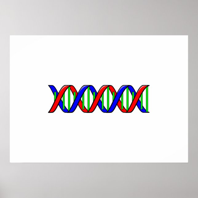 Science DNA Strand Poster (Framsidan)