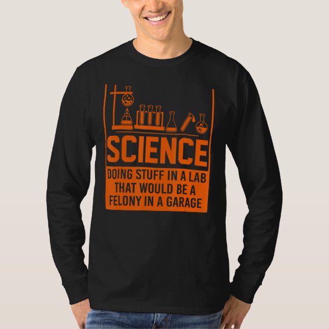 Science Doing Saker T Shirt (Framsida)