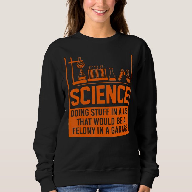 Science Doing Saker T Shirt (Framsida)