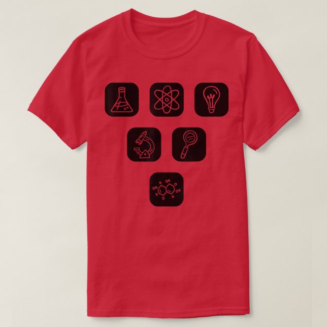 Science Elements Items Teacher Students Physics Ch T Shirt (Design framsida)