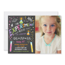 Science Experiment Birthday Investigation Girl