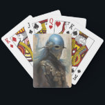 Science fiction Alien Wearing Helmet Mask<br><div class="desc">Fantasy Art products by The Lunarium.</div>