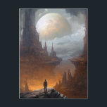 Science fiction City Ligcape Sci Fi Vykort<br><div class="desc">Science fiction City Ligcape Sci Fi</div>
