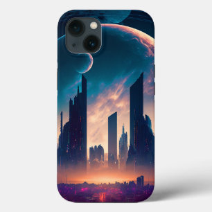 Science fiction Cyberpunk Space City