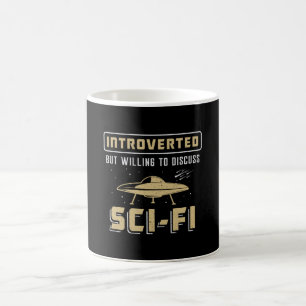 Science fiction Day Alien Space Science Nerds Gift Kaffemugg