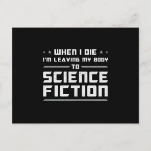Science Fiction Day Rymdvetenskap Alienpresentidé Vykort