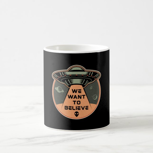 Science fiction Day Space Science Alien Stars Gift Kaffemugg (Center)