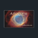 Science fiction författare Helix Nebula Affärskort Visitkort<br><div class="desc">Fotografi av Helix Nebula från NASA och ESA. Utformningen är perfekt för science fiction romanförfattare.</div>