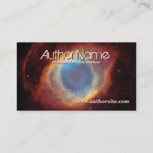 Science fiction författare Helix Nebula Affärskort Visitkort