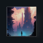 Science fiction Futuristiska City<br><div class="desc">Fantasy Art products by The Lunarium.</div>