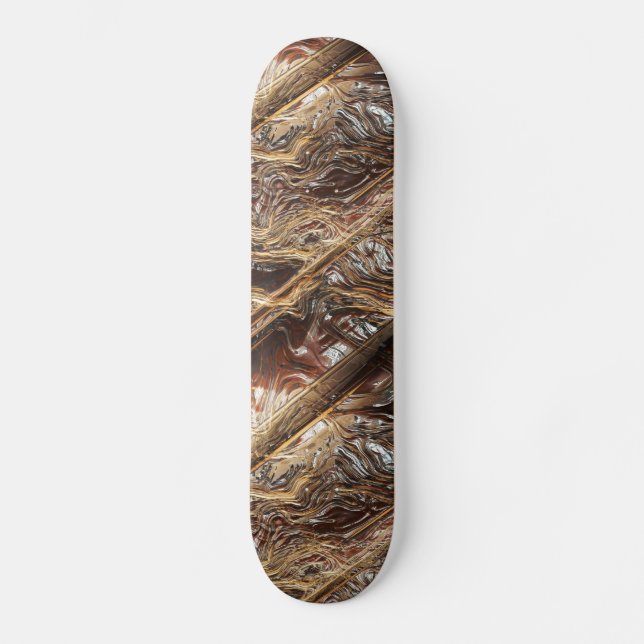 Science Fiction Metallkonst 2-2 Skateboard Bräda 19,5 Cm (Framsida)