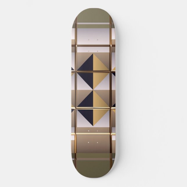 Science Fiction-Metallmönster 6 Skateboards (Framsida)