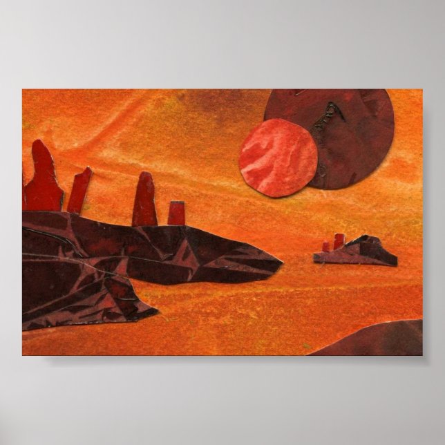Science fiction Mini-Poster Poster (Framsidan)