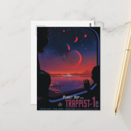 Science Fiction-reseannons, Planet Trapist-1e Vykort