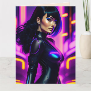 SCIENCE FICTION SKINTIGHT LEATHER WOMAN BIRTHDAY C KORT