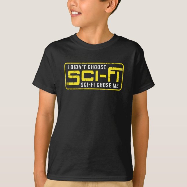 Science fiction Space Ufo Sci-Fi Alien Funny Gift T Shirt (Framsida)