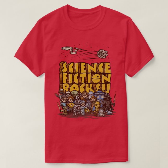 Science fiction Sten T Shirt (Design framsida)