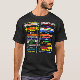 Science fiction VHS Stack T Shirt