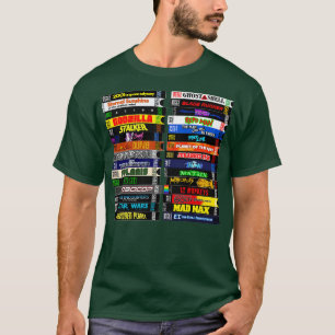 Science fiction VHS Stack T Shirt