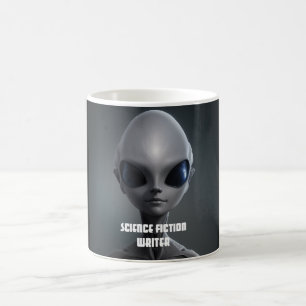 Science fiction Writer Alien Sci-Fi-författare Kaffemugg
