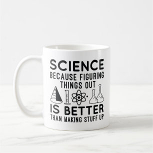 Science Figuring Sak Out Kaffemugg
