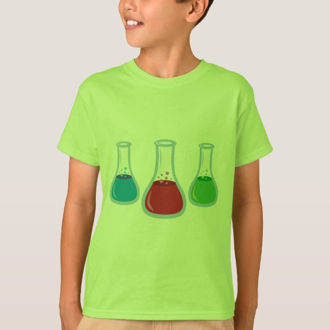 Science Flasks T-shirt (Framsida)