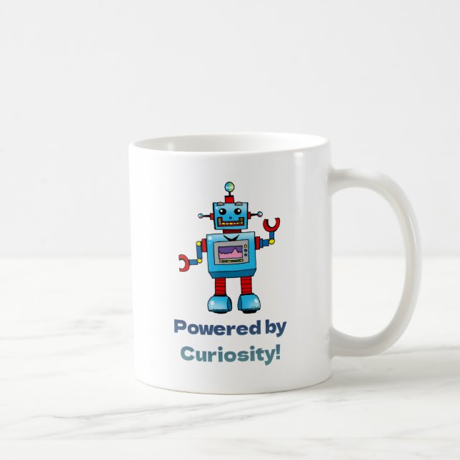 science för barn - robot kaffemugg (Höger)