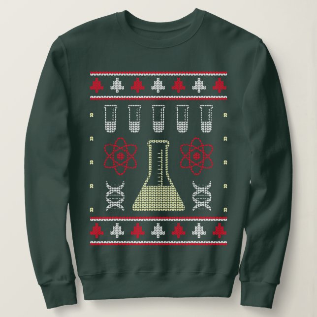 Science ful sweater Funny Scientist helgdag Chris T Shirt (Design framsida)