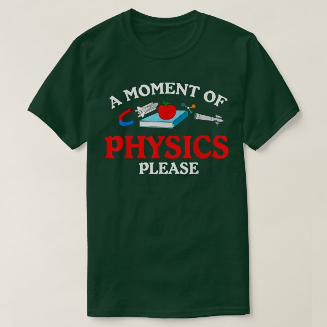 Science Geek Nerd Kärlek Physics T Shirt (Design framsida)
