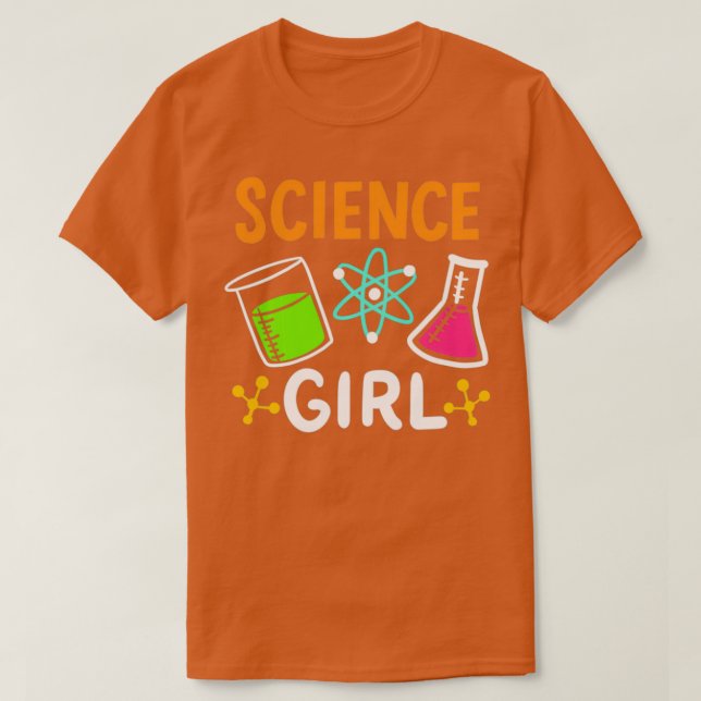 Science Girl Future Chemists Biologist Teacher Stu T Shirt (Design framsida)