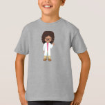 Science Girl, Latina Girl, Cute Girl, Scientist T Shirt<br><div class="desc">Cute,  roligt och god design med Latina-tjejen i labbet jackar och glasögon. Modern gåva och trendig,  perfekt för älskare i ditt liv.</div>