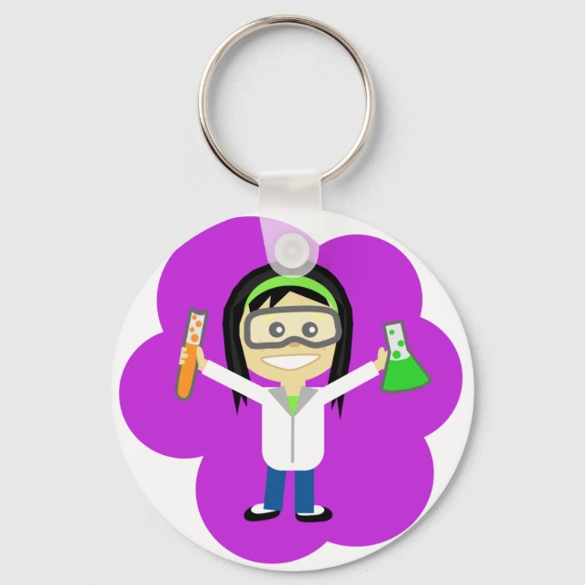 Science Girl Nyckelring (Framsida)