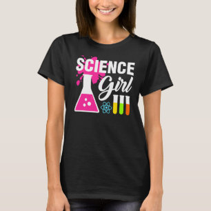 Science Girl Science För barn Scientist T Shirt