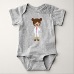 Science Girl, Scientist, Cute Girl, Brown Hair T Shirt<br><div class="desc">Cute,  roligt och god design med en tjej i labbet jackar och glasögon. Modern gåva och trendig,  perfekt för älskare i ditt liv.</div>