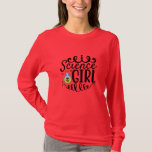 Science Girl T Shirt<br><div class="desc">Vetenskapsflicka - för vilket ung kvinnligt geni som helst. Bära med pridet!</div>