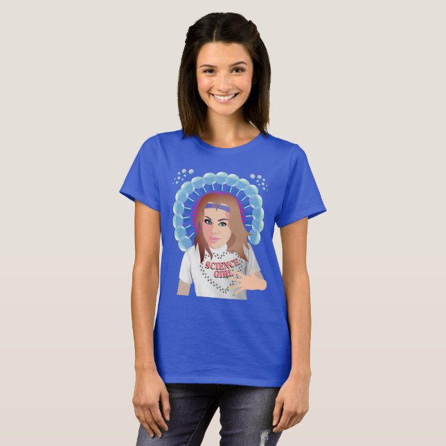 Science Girl T Shirt (Hel framsida)