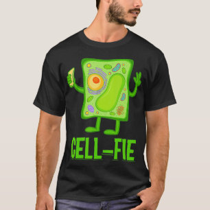 Science Graphic Cell Fie Selfie Biology Teacher N T Shirt
