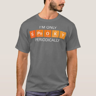 Science Halloween Funny Spooky Periodic Bord T Shirt